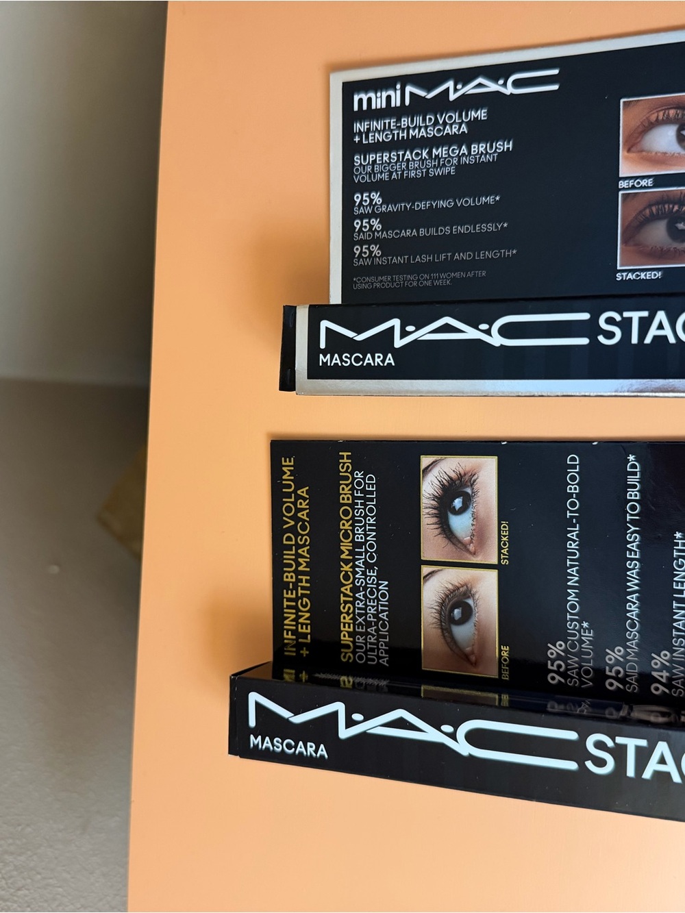 MAC Cosmetics Stack Mascara set– Black